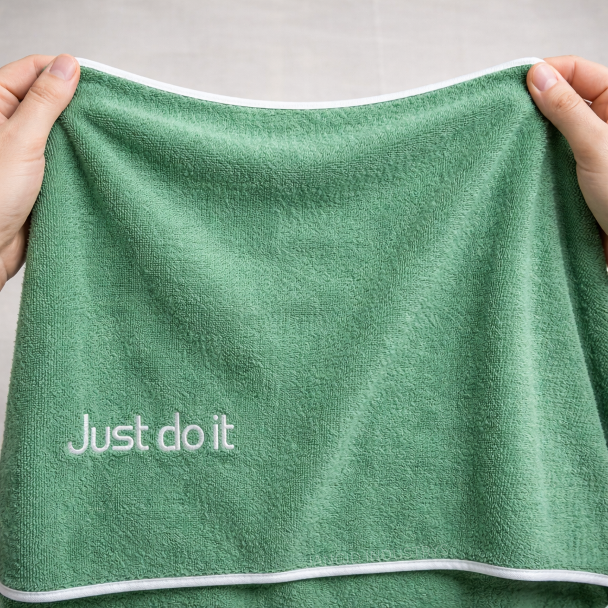 JANGID INDUSTRYS™ Sea Green CloudSoft Microfiber Baby Bath Towels