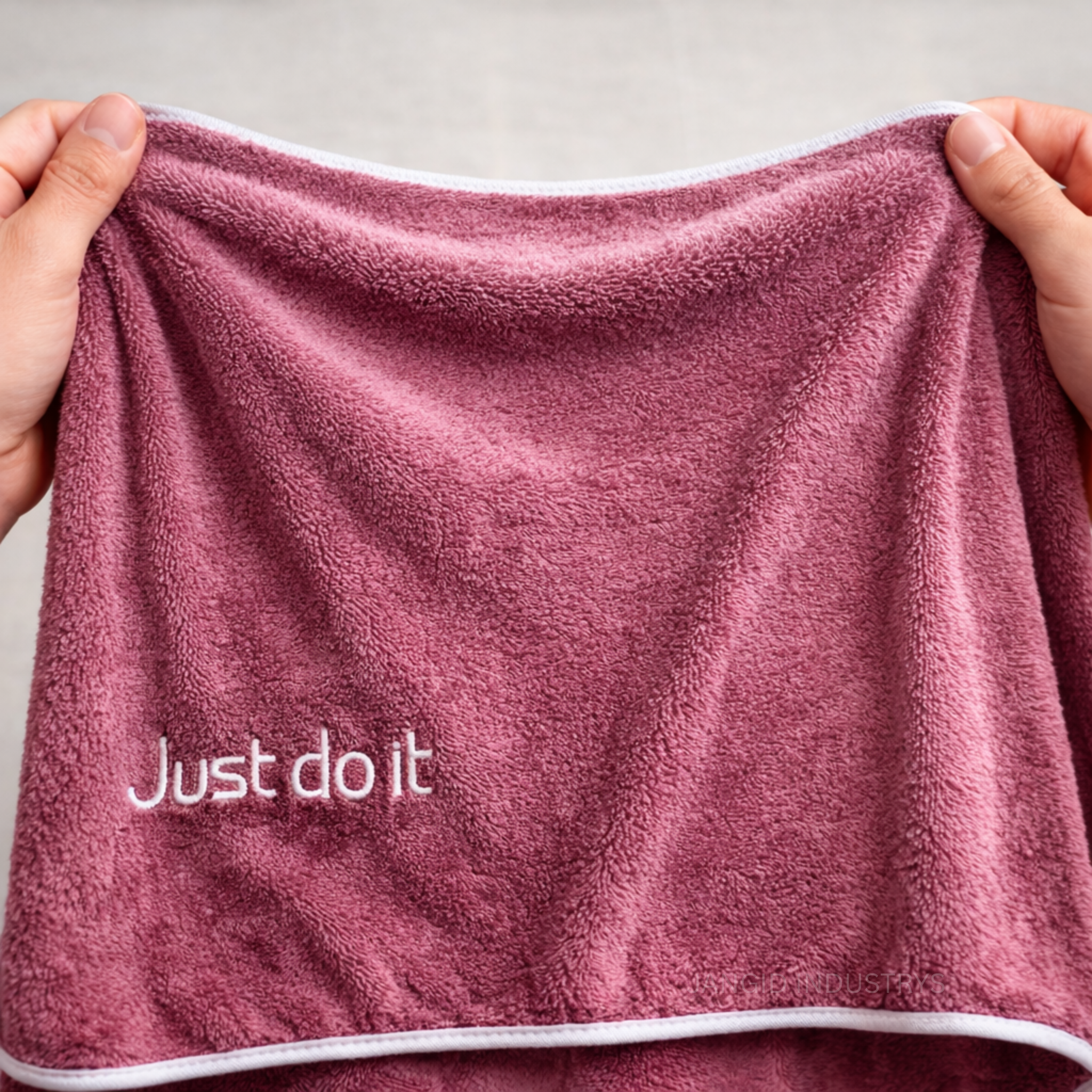 JANGID INDUSTRYS™ Muted Rose CloudSoft Microfiber Baby Bath Towels