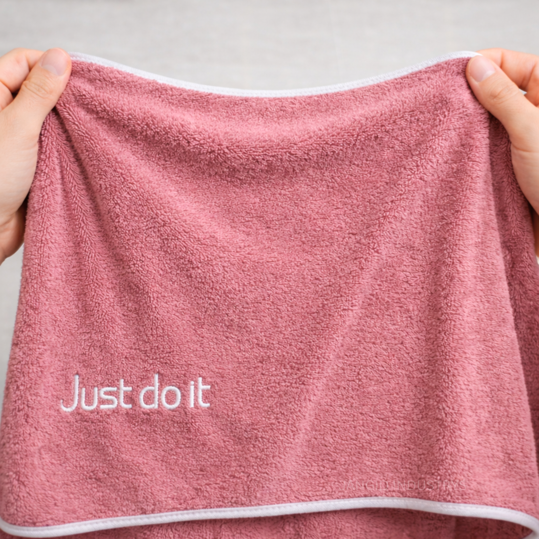 JANGID INDUSTRYS™ Standard Pink CloudSoft Microfiber Baby Bath Towels