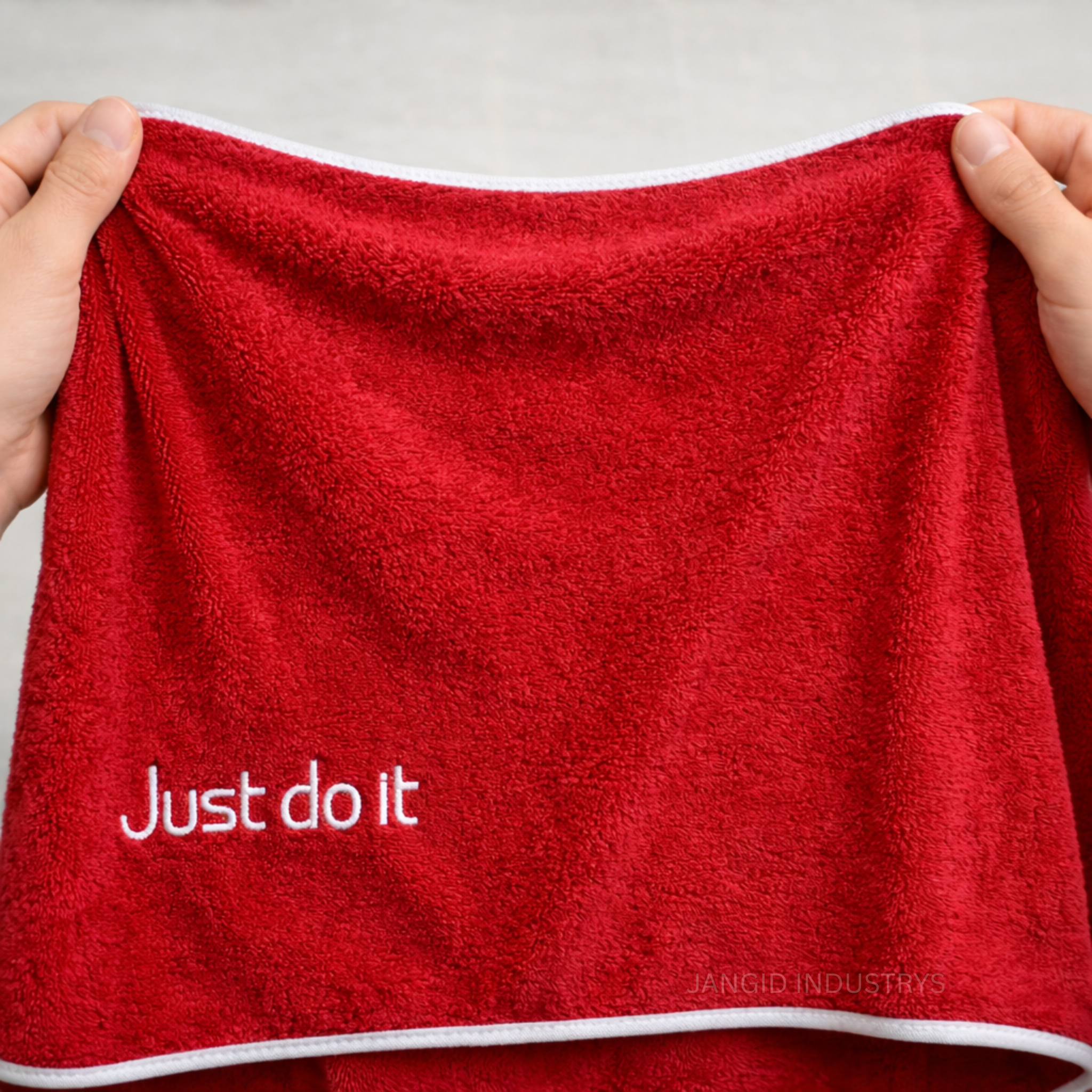 JANGID INDUSTRYS™ Spanish Red CloudSoft Microfiber Baby Bath Towels